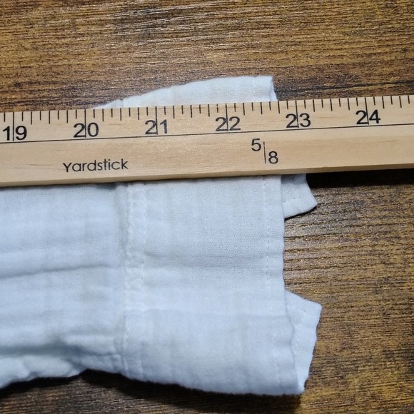 GAP Womens The‎ Big Shirt White Gauze Long Sleeve Button Down Top Medium M - Picture 12 of 13